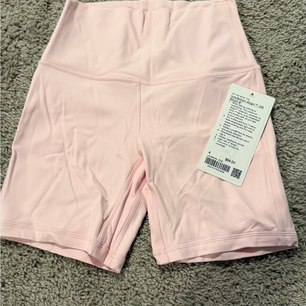 Lululemon align 6 inch biker shorts